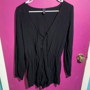 Simple Black Romper